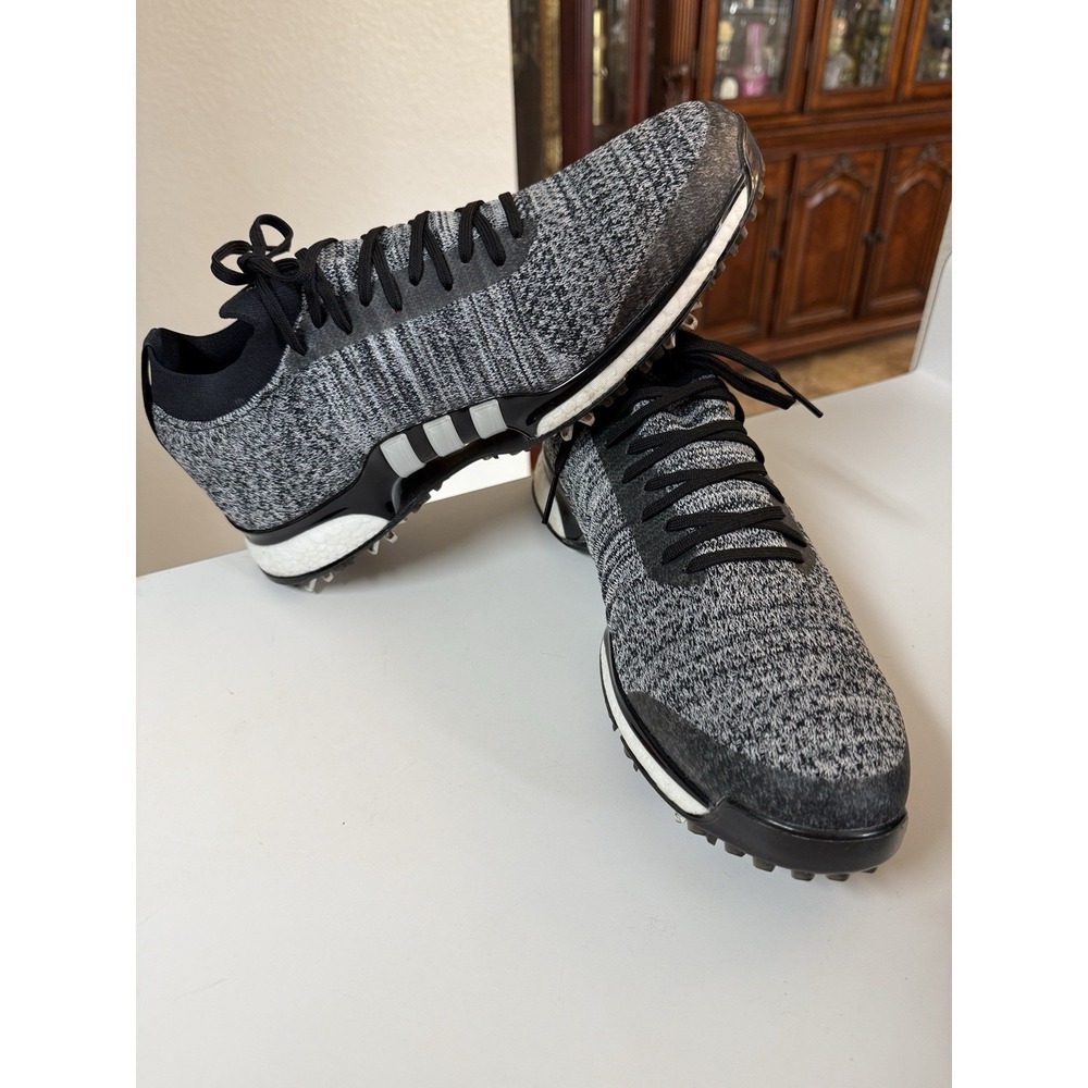 adidas Tour360 XT Primeknit Golf Shoes Men's 12 F35408 Black Gray